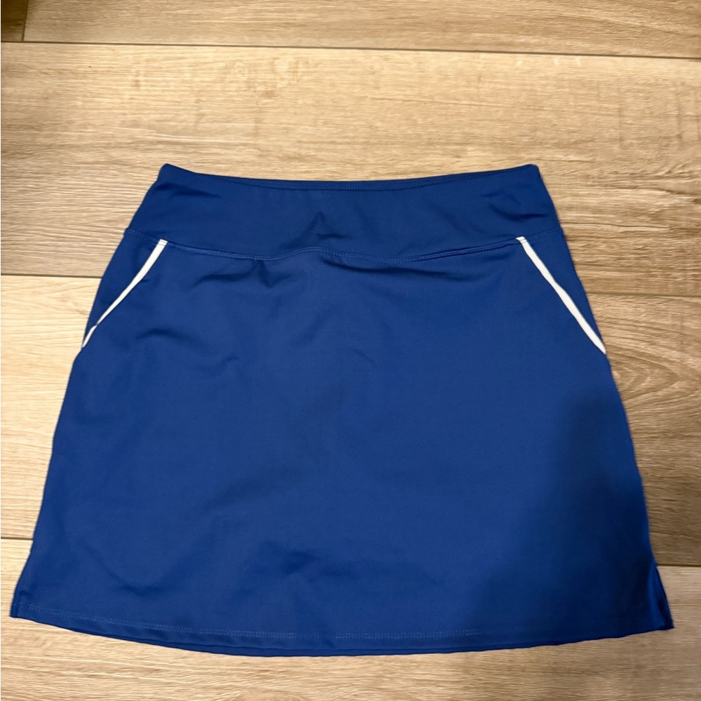 Sigrid Olsen Royal Blue Athletic Skort with White Trim